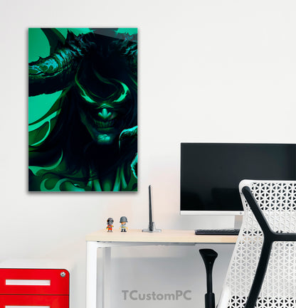 Illidan WOW painting