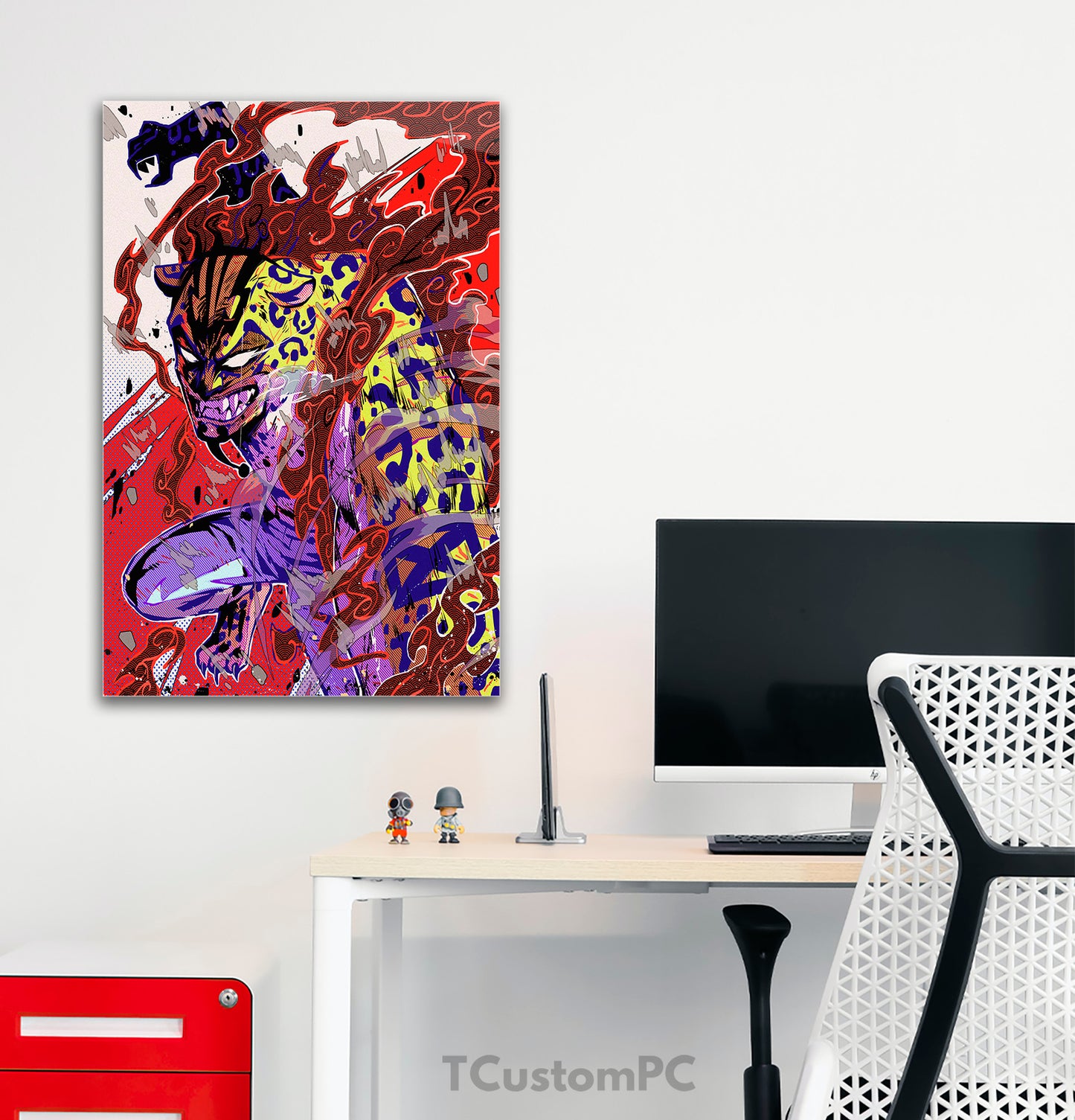 Rob Lucci One Piece Government Beast Painting