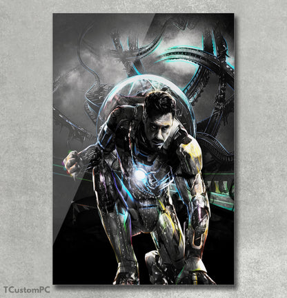 Infinite sentiment Iron man painting