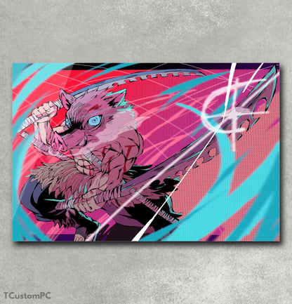 Inosuke Attack painting, Kime