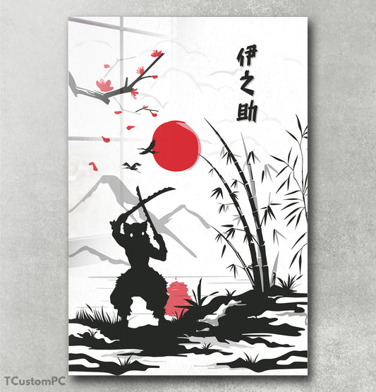 Inosuke Demon Slayer Japainase Style Painting