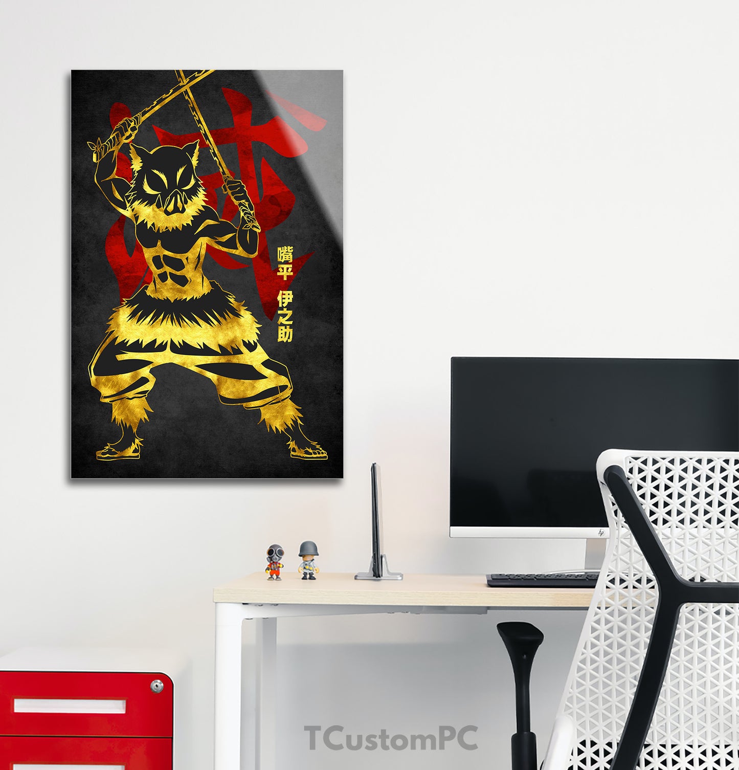 Pintura Inosuke Vermelho Dourado