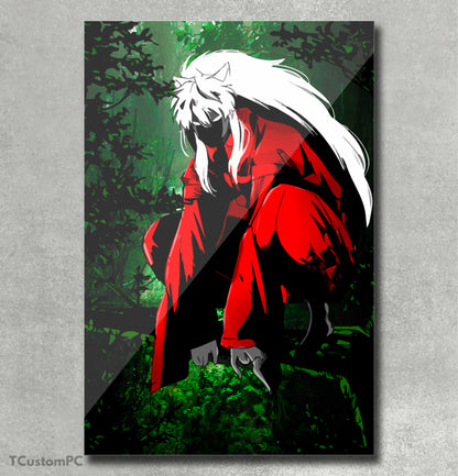 Pintura vetorial de árvore Inuyasha