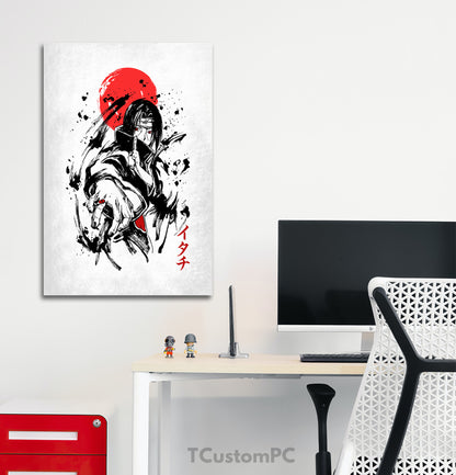 Itachi Naruto Japainase Style painting