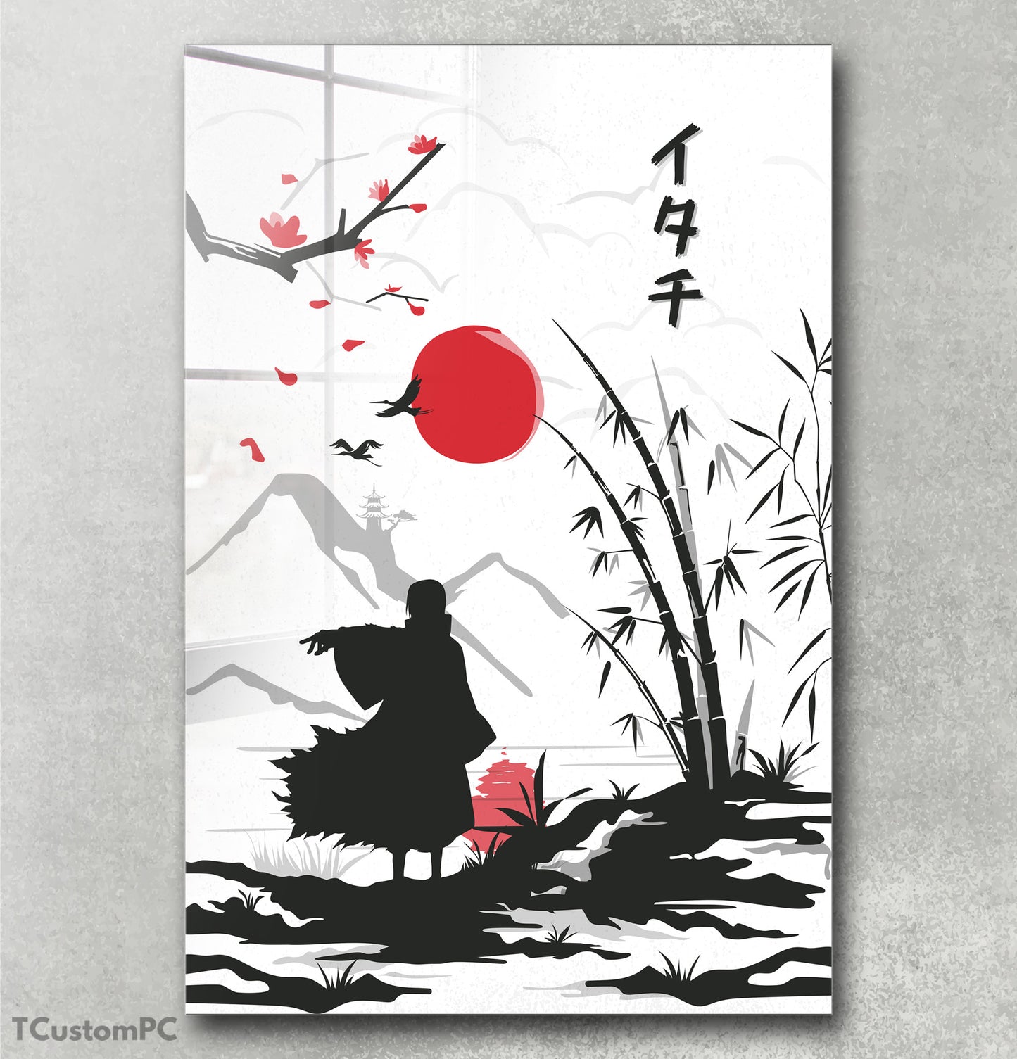 Itachi Uchiha Pintura de estilo japonês