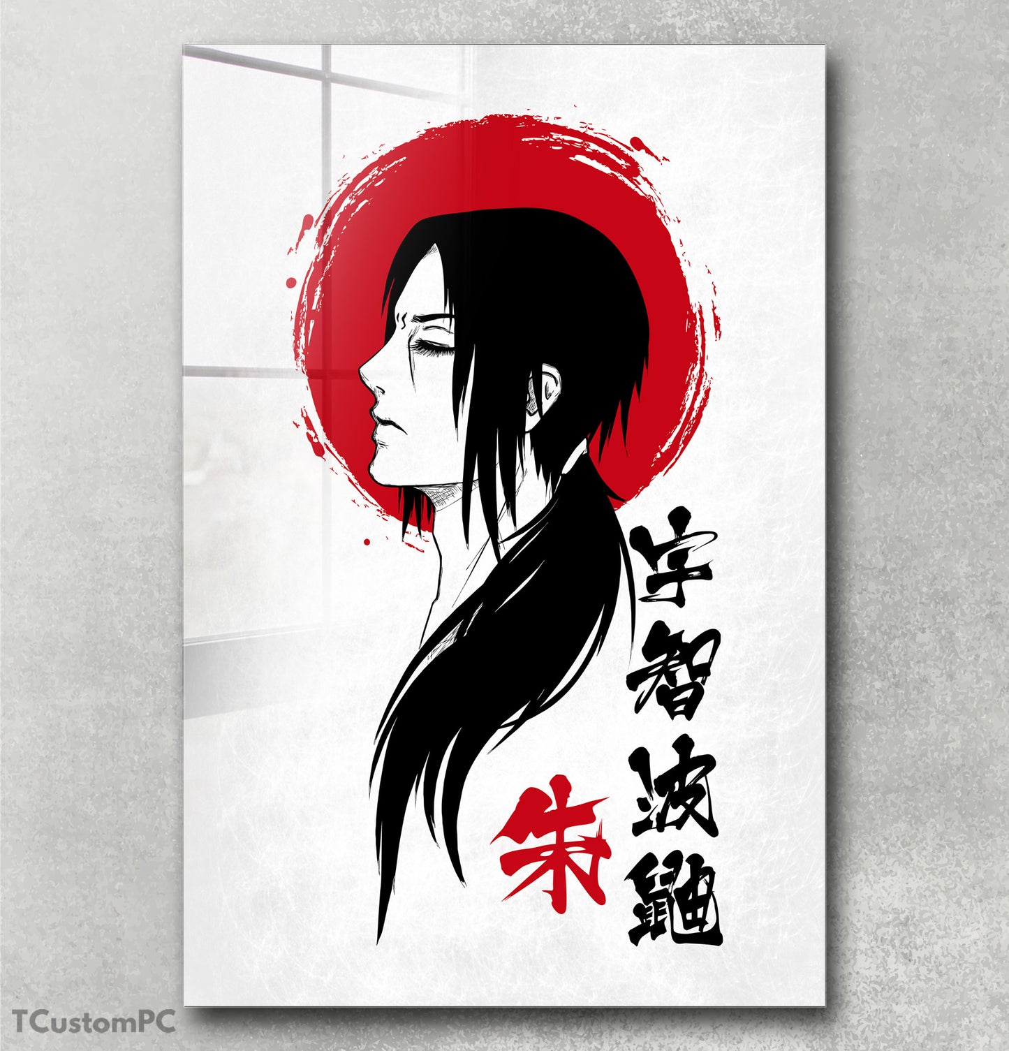 Pintura estilo Itachi Japão Japainase