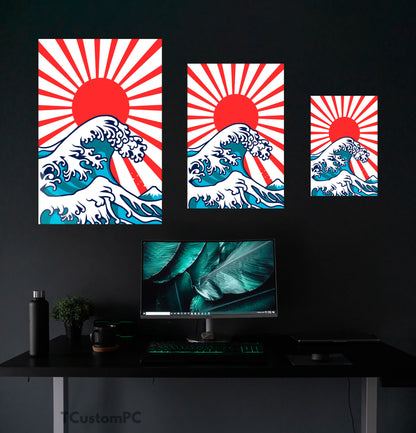 Pintura Onda do Japão