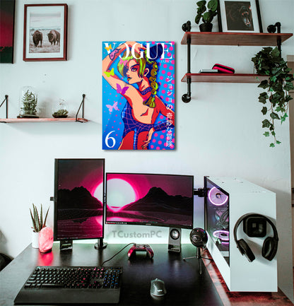 O quadro da Jojo na VOGUE, Jolyne Cujoh