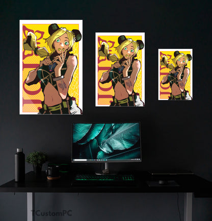 Jolyne Cujoh Jojo's painting