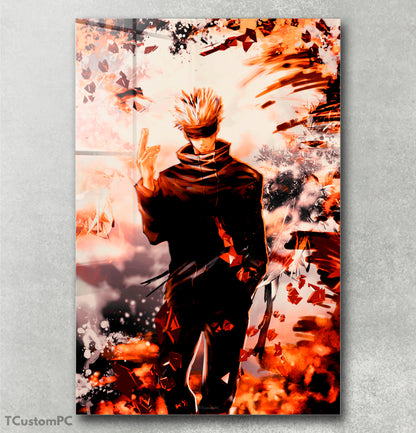 Pintura de Jujutsu Kaisen Satoru Gojo