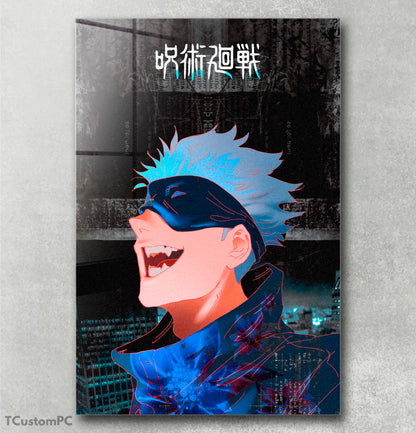 Picture Jujutsu Kaisen Satoru Gojo evil abstract