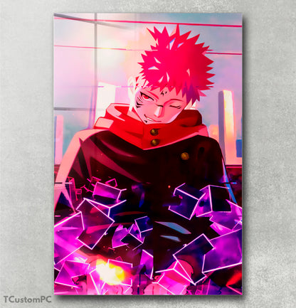 Pintura do trem Jujutsu Kaisen Yuji Itadori