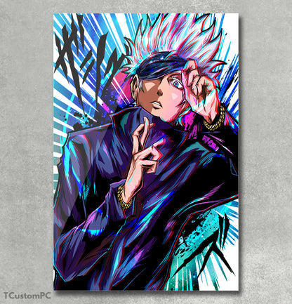 Jujutsu Kaisen painting, Satoru Gojo