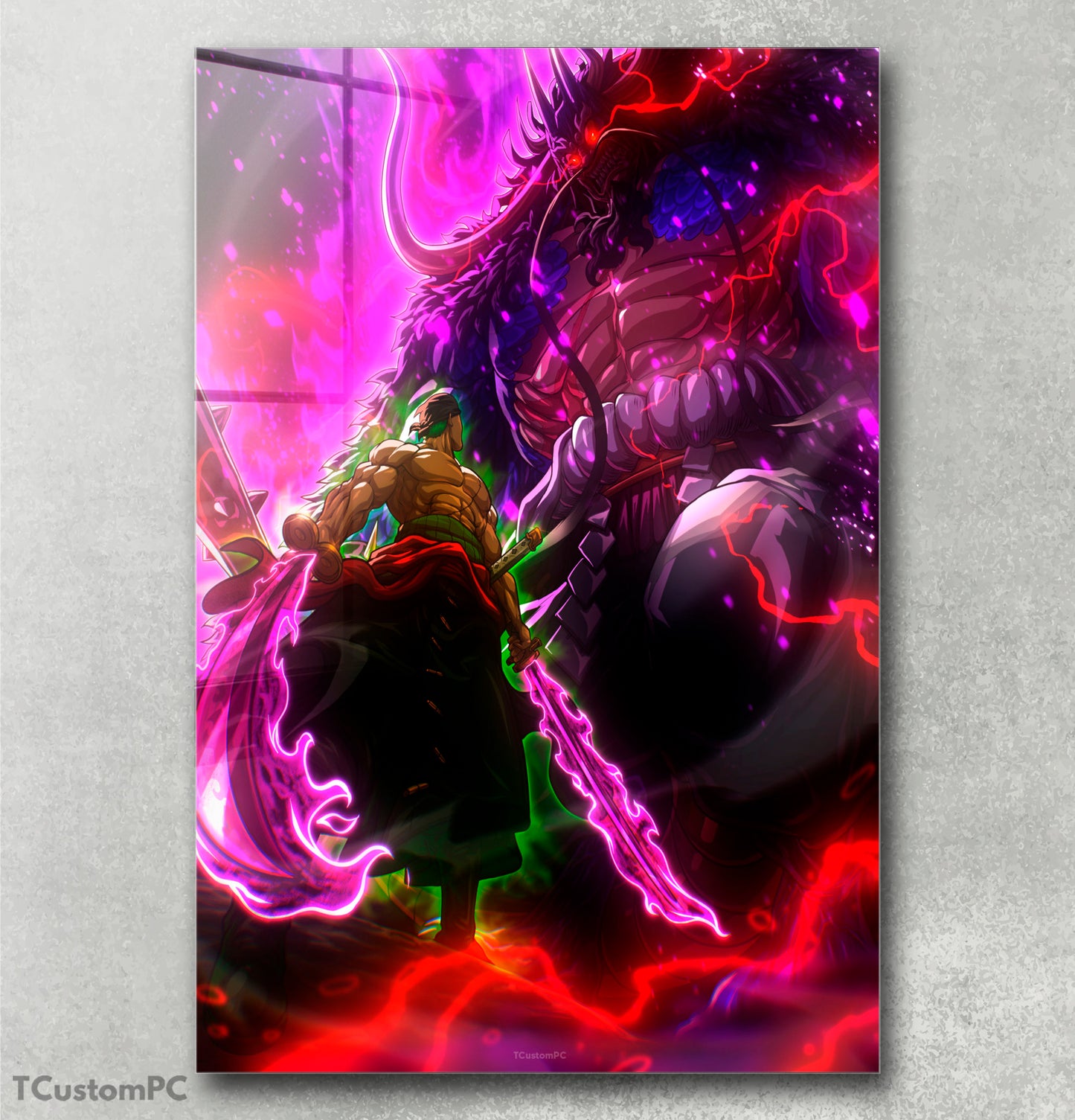 Wall Art Kaido VS Zoro