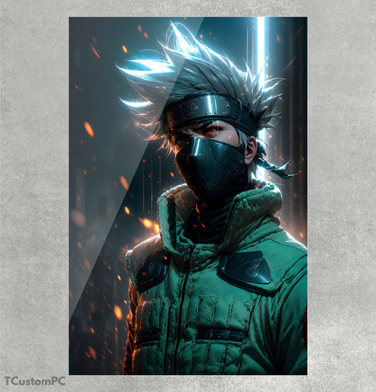 Pintura do ninja supremo Kakashi