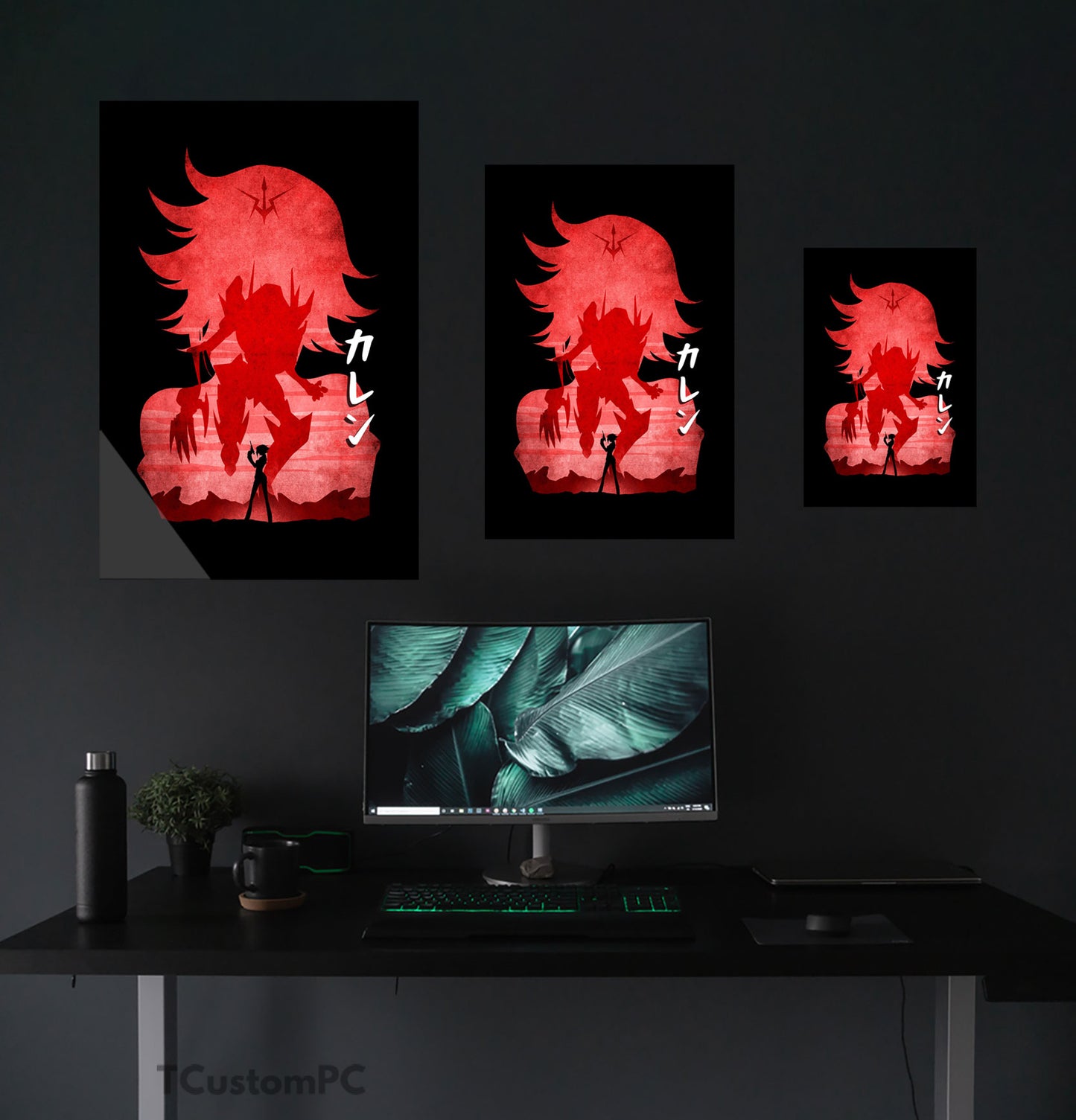 Pintura de silhueta minimalista de Kallen