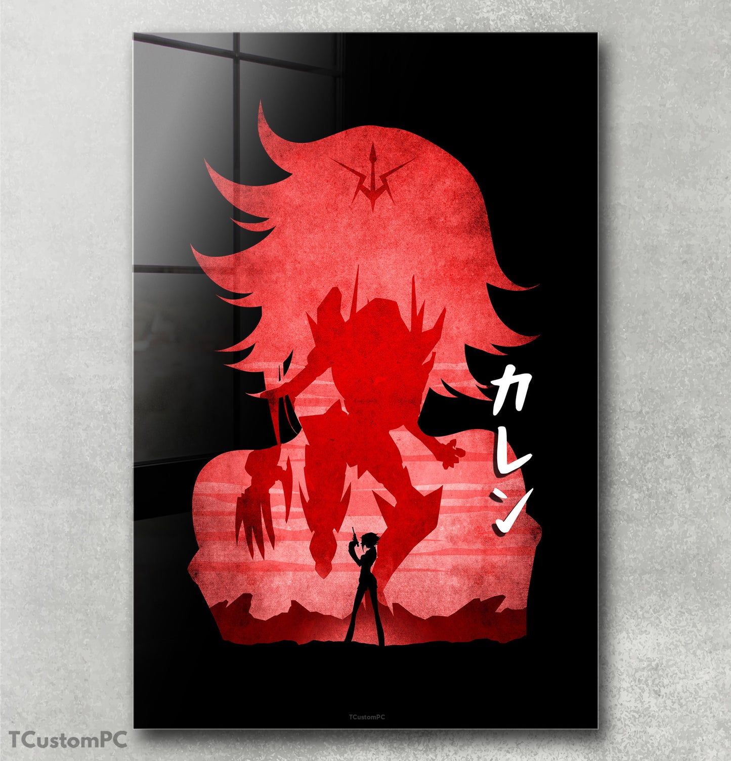 Pintura de silhueta minimalista de Kallen