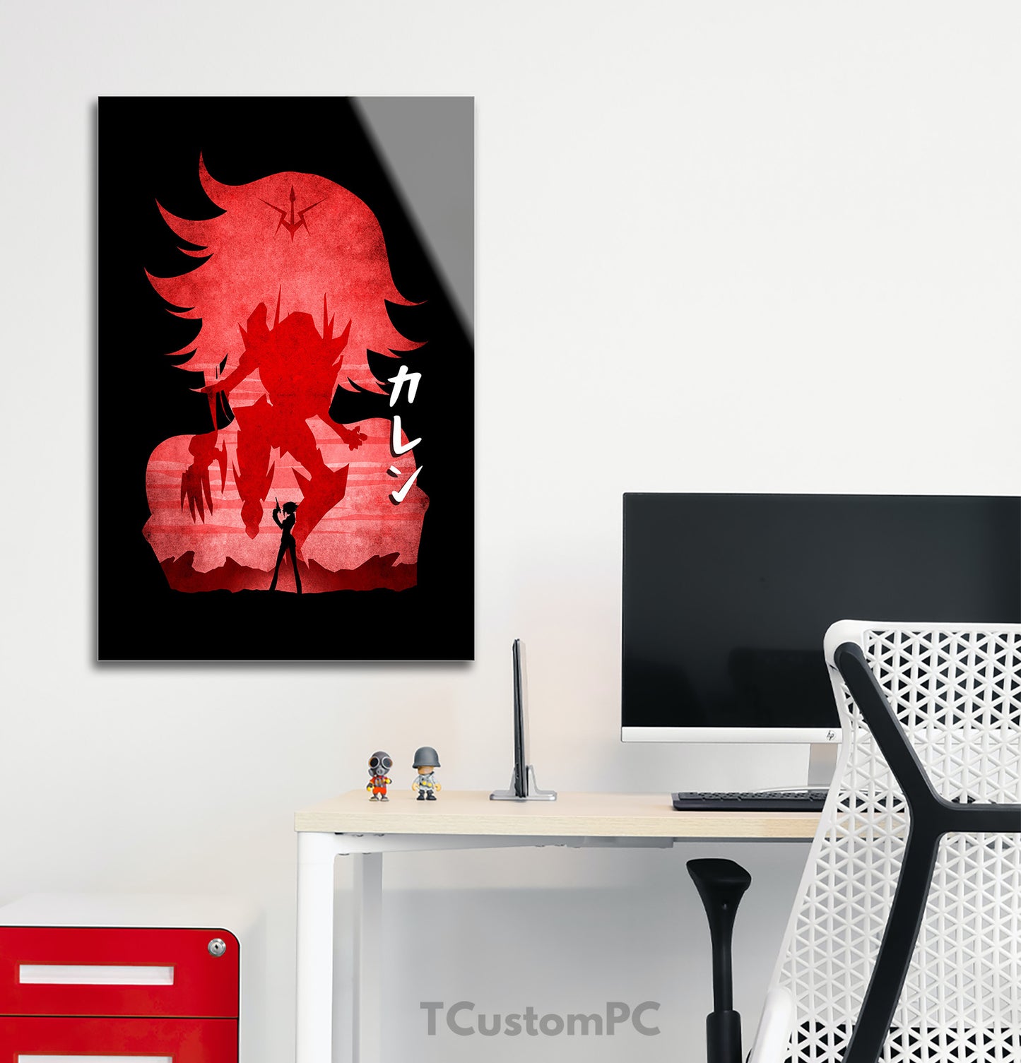 Pintura de silhueta minimalista de Kallen