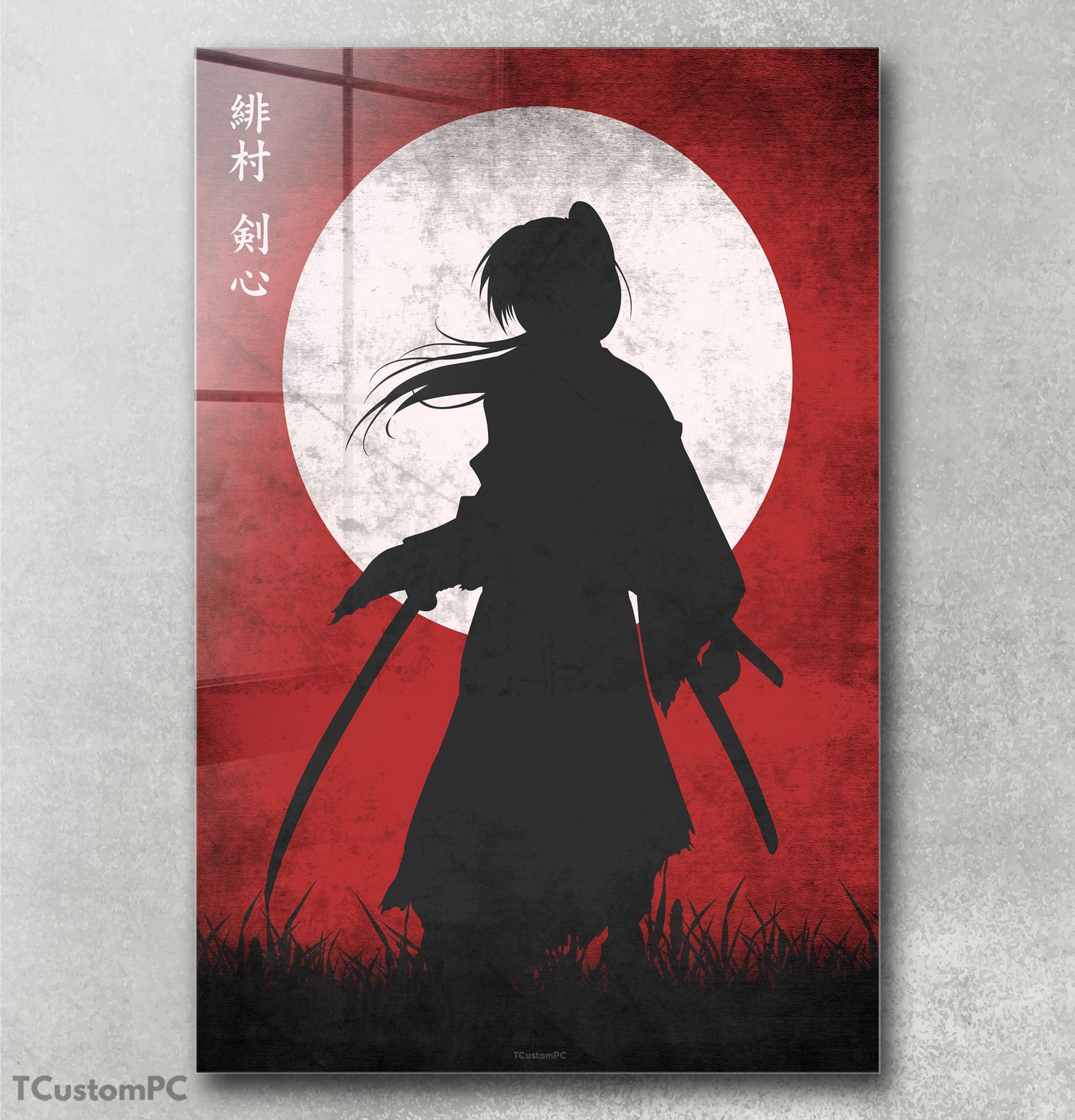 Kenshin Bloody Sky painting