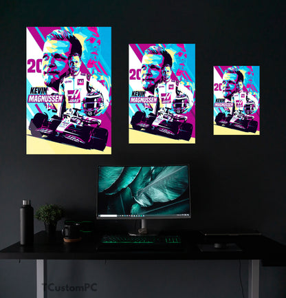 Pintura de Kevin Magnussen