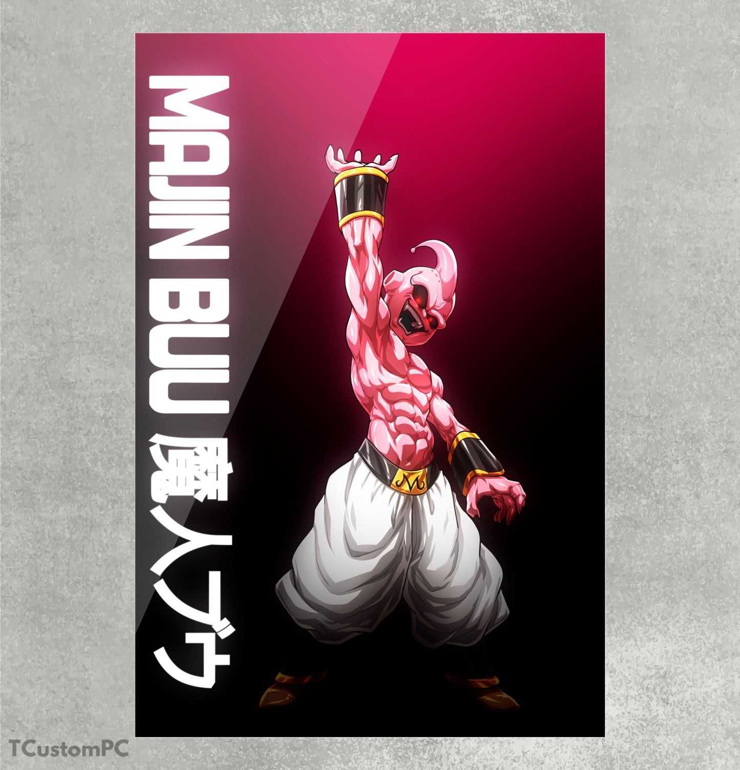 Pintura de Kid Buu - Majin Buu