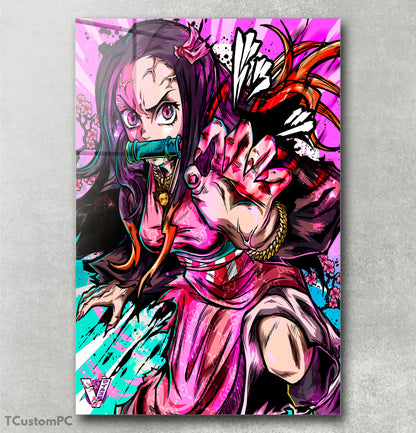 Wall Art de Kimetsu no Yaiba, Nezuko Demon