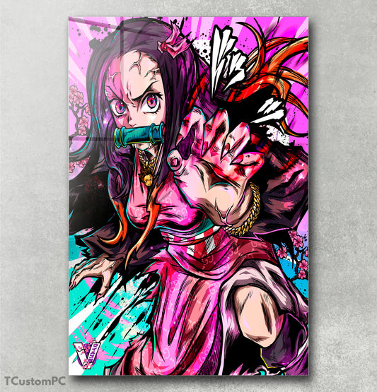 Wall Art de Kimetsu no Yaiba, Nezuko Demon