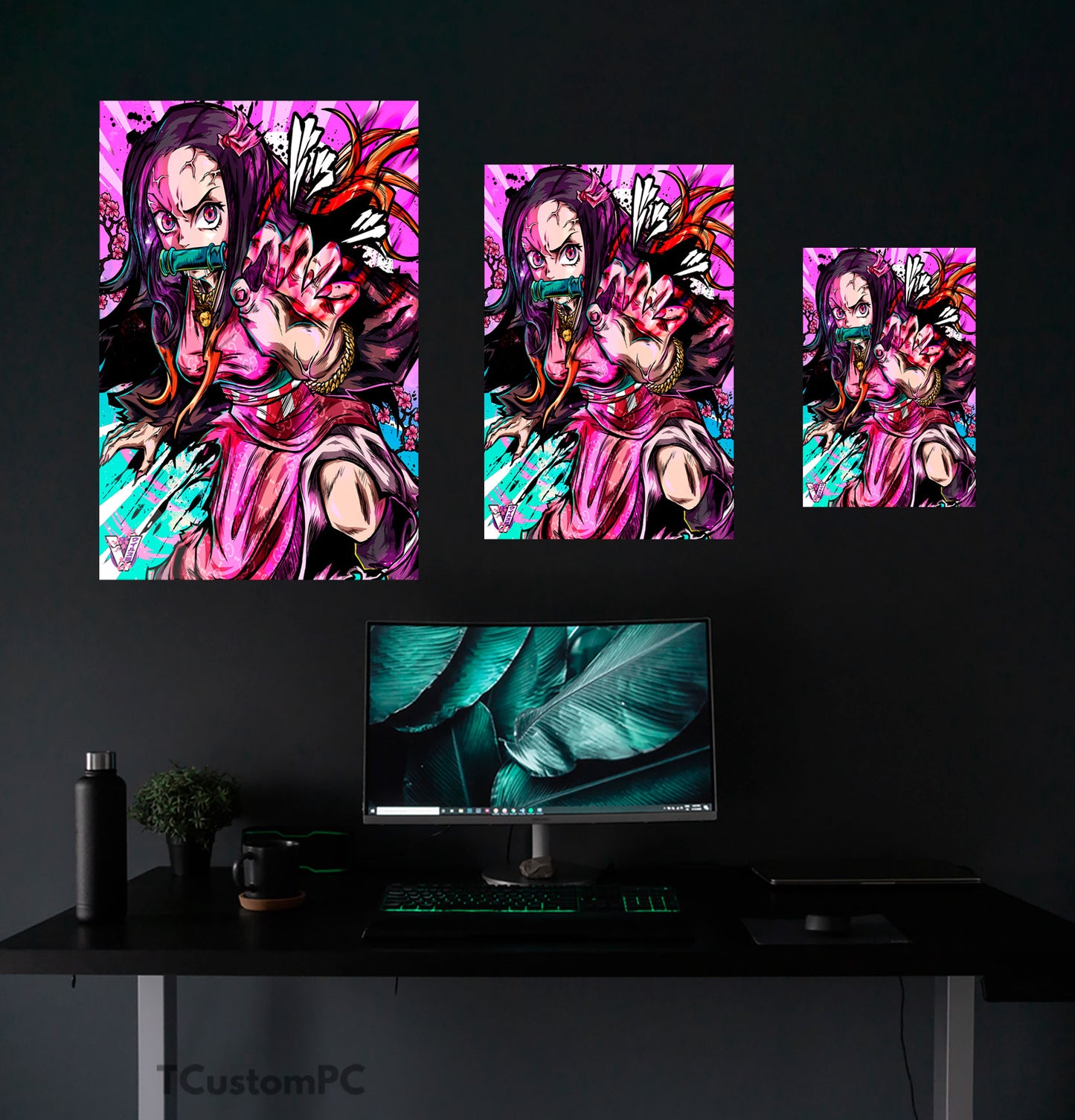 Wall Art de Kimetsu no Yaiba, Nezuko Demon