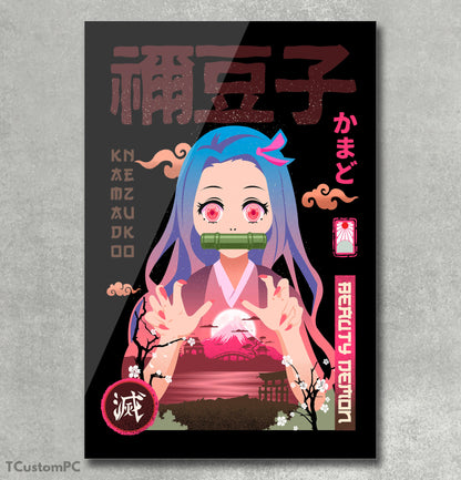 Kimetsu no Yaiba painting, Nezuko