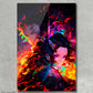 Wall Art Kimetsu, Tanjiro & Nezuko