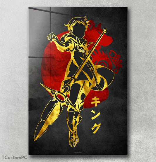 King Red Golden painting