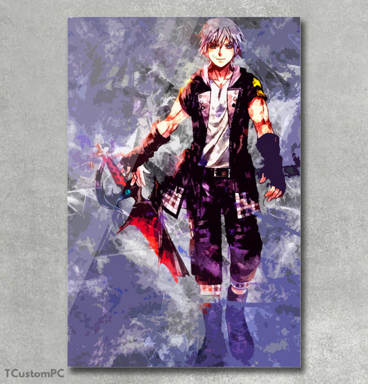 Kingdom Hearts Riku painting