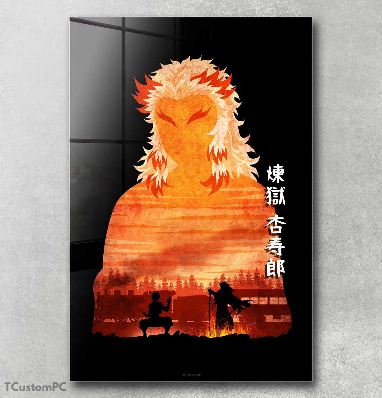 Kyojuro Minimalist Silhouette painting