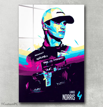 Pintura de Lando Norris