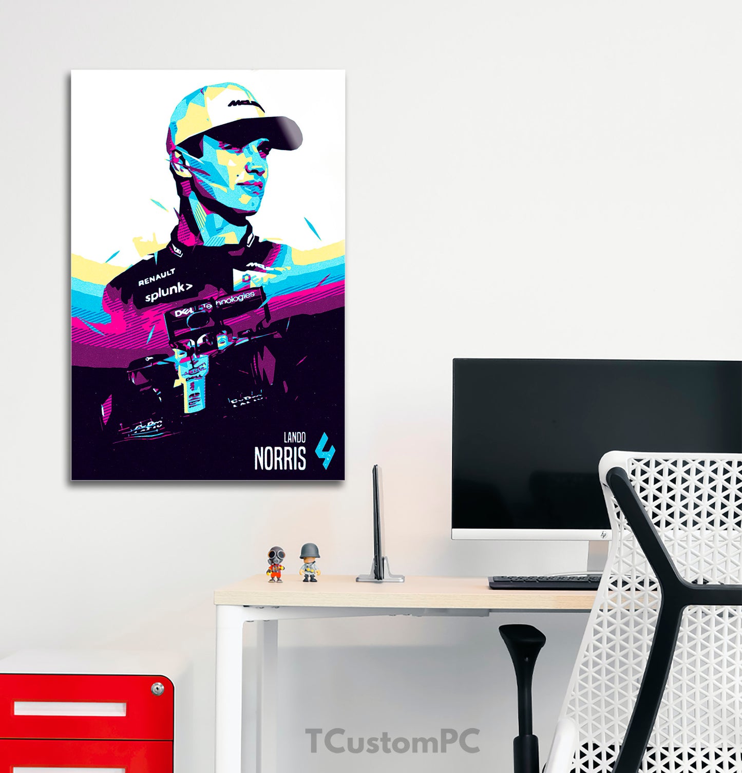 Pintura de Lando Norris