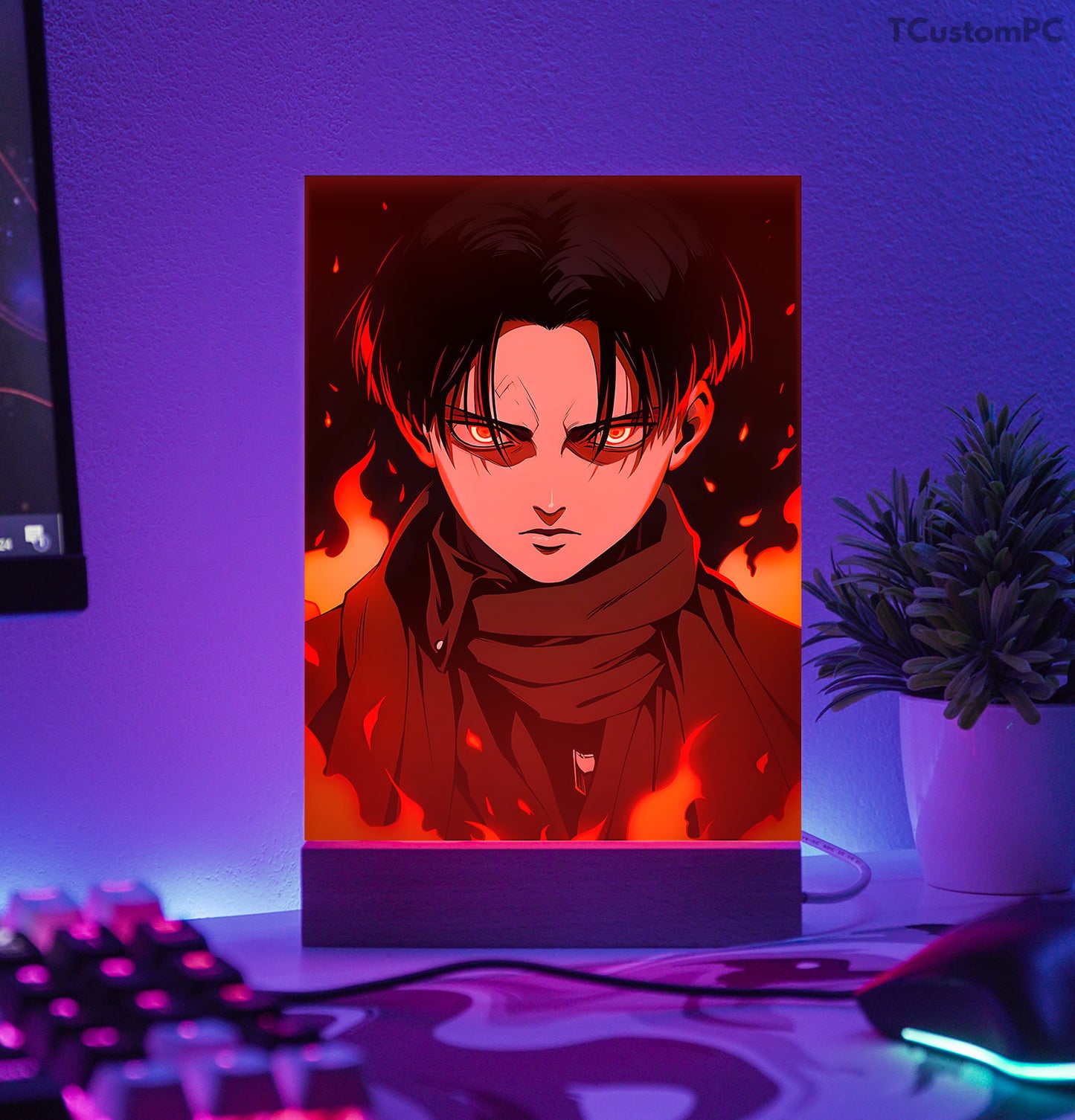 TC-Lamp Levi Fire Attack on Titan