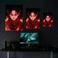 Wall Art Levi Fire Attack on Titan