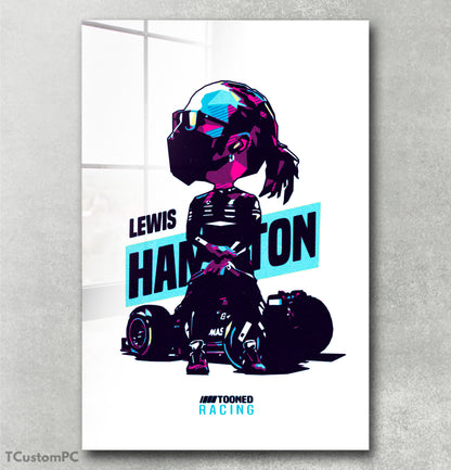 Pintura de Lewis Hamilton