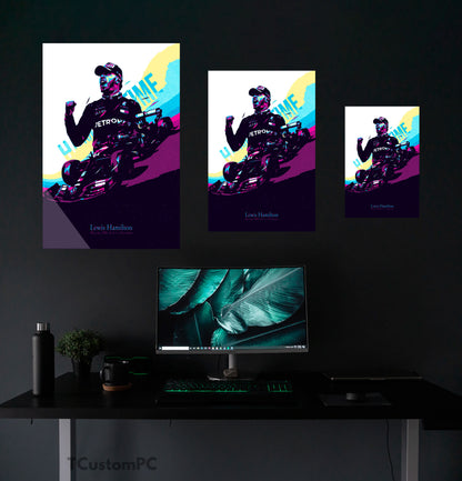 Quadro Lewis Hamilton 2