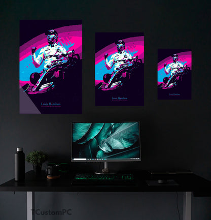 Quadro Lewis Hamilton 3