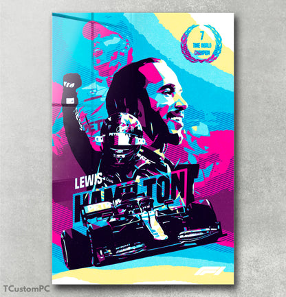 Cuadro Lewis Hamilton 4