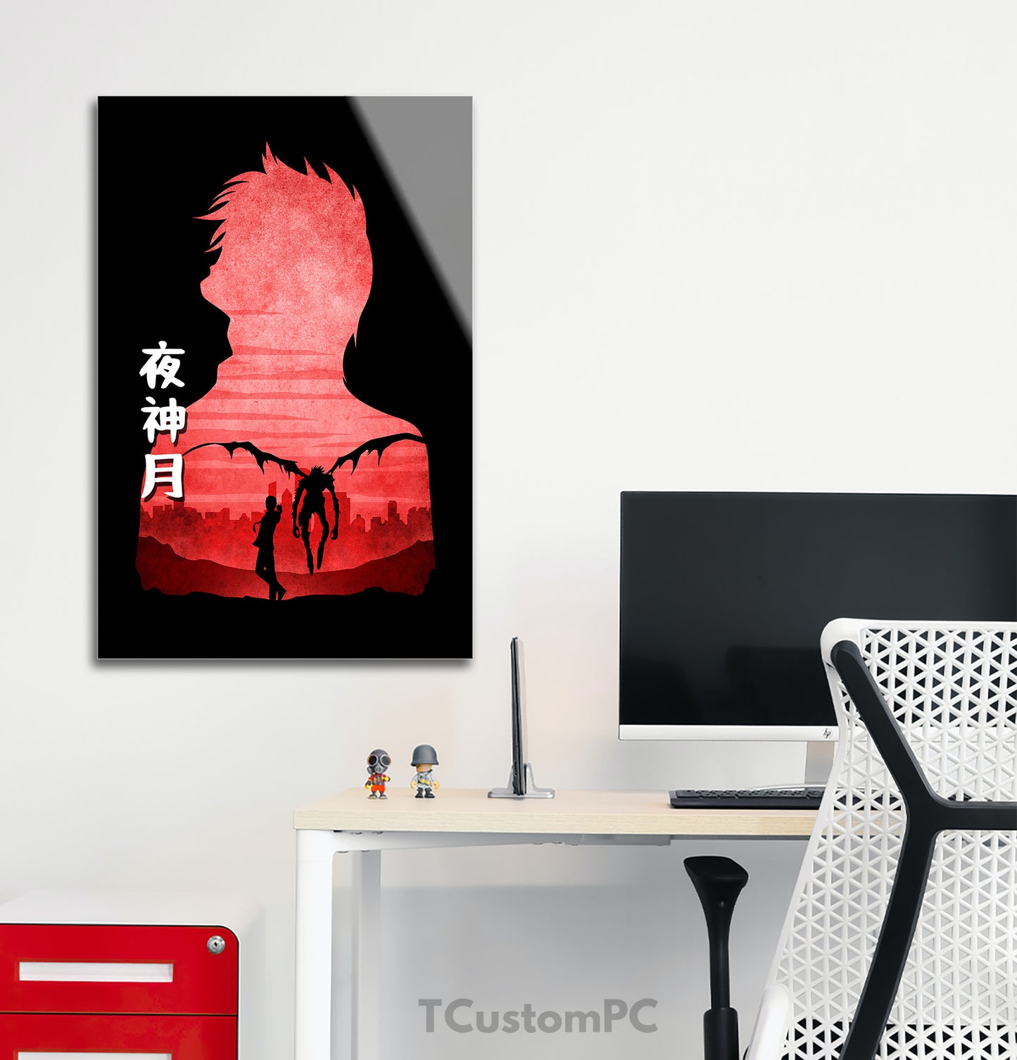 Light Minimalist Silhouette painting