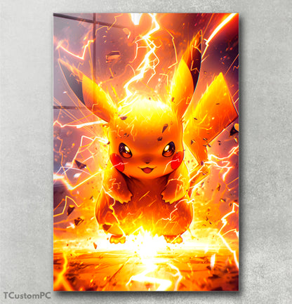 Ligthning Flash Pikachu pintura