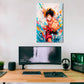 Wall Art Luffy Colorful