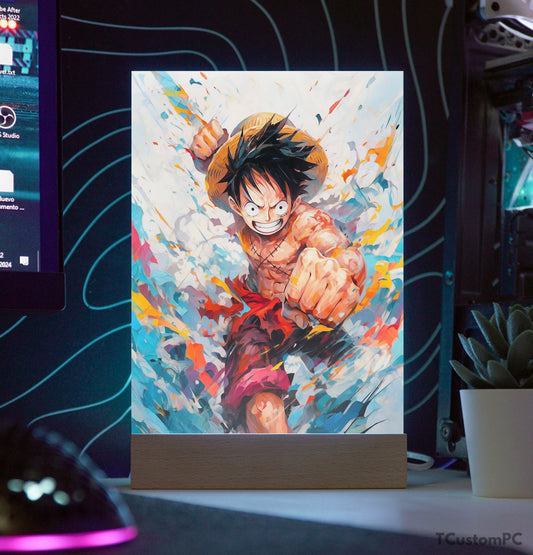 TC-Lâmpada Luffy Colorida