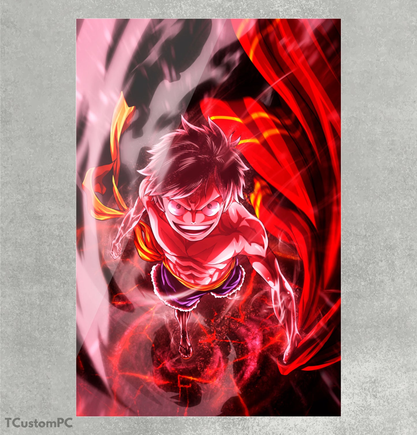 Luffy G2 Pirate King OP painting