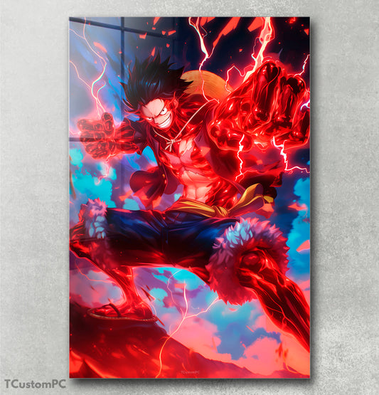Cuadro Luffy Haki Burst