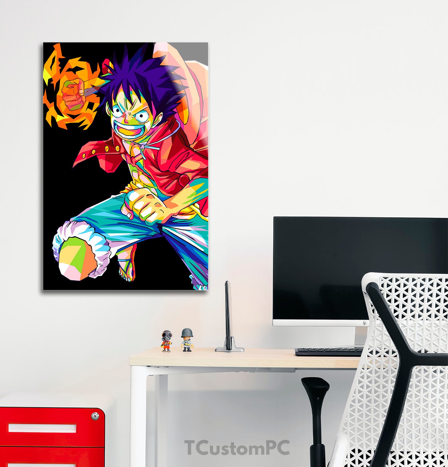 Luffy OP Colorfull painting