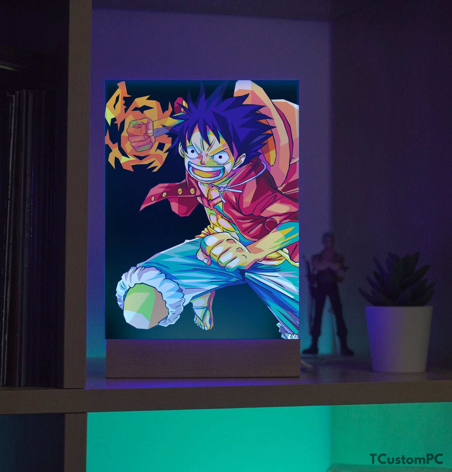 TC-Lâmpada Luffy OP Colorfull