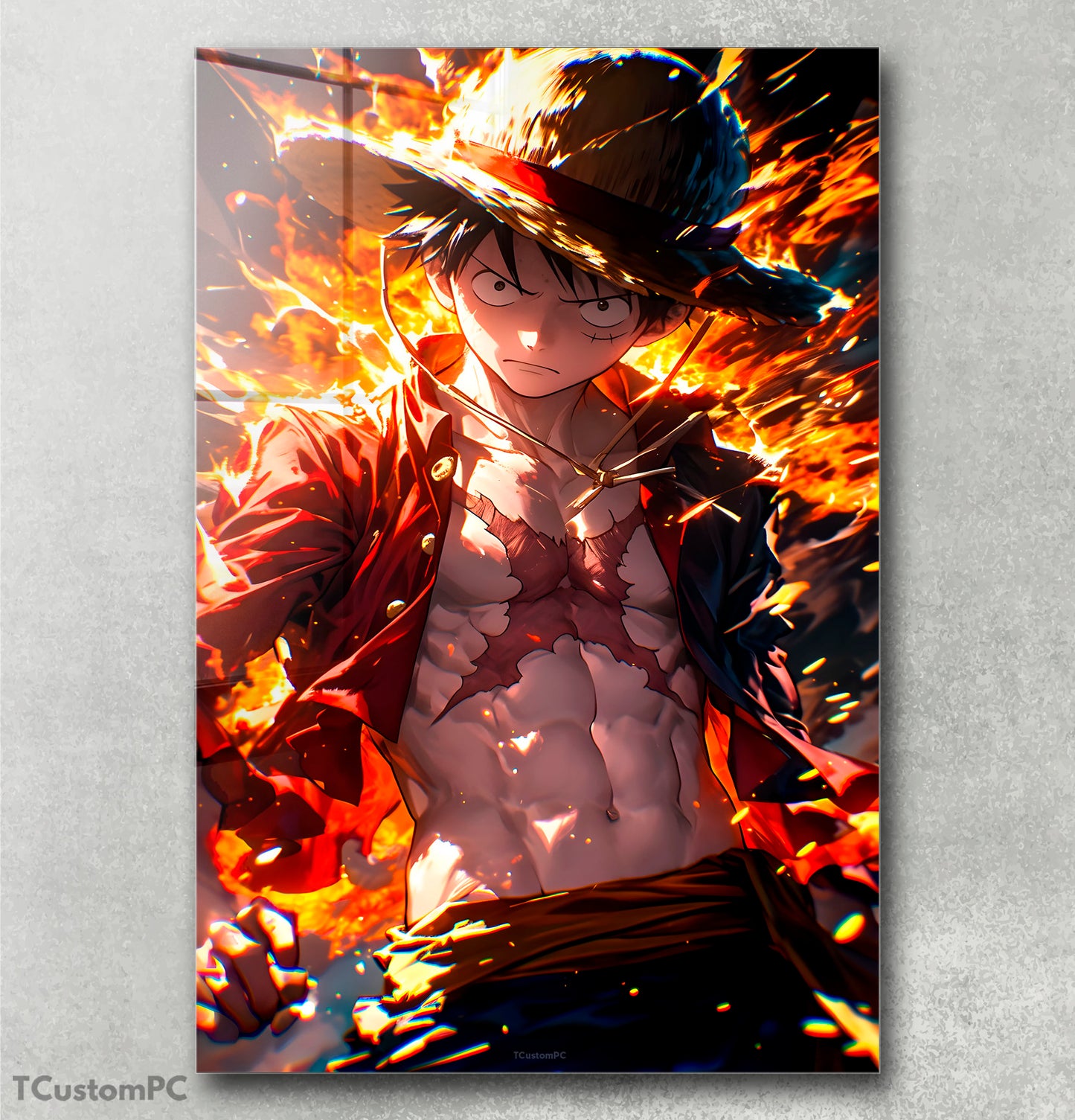 Wall Art Luffy OP High Explosion